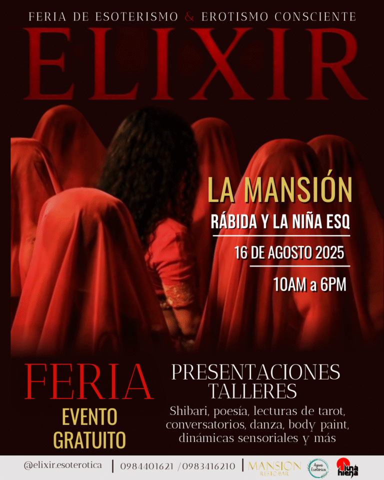 Feria Elixir Quito 2025 arte erotismo espiritualidad