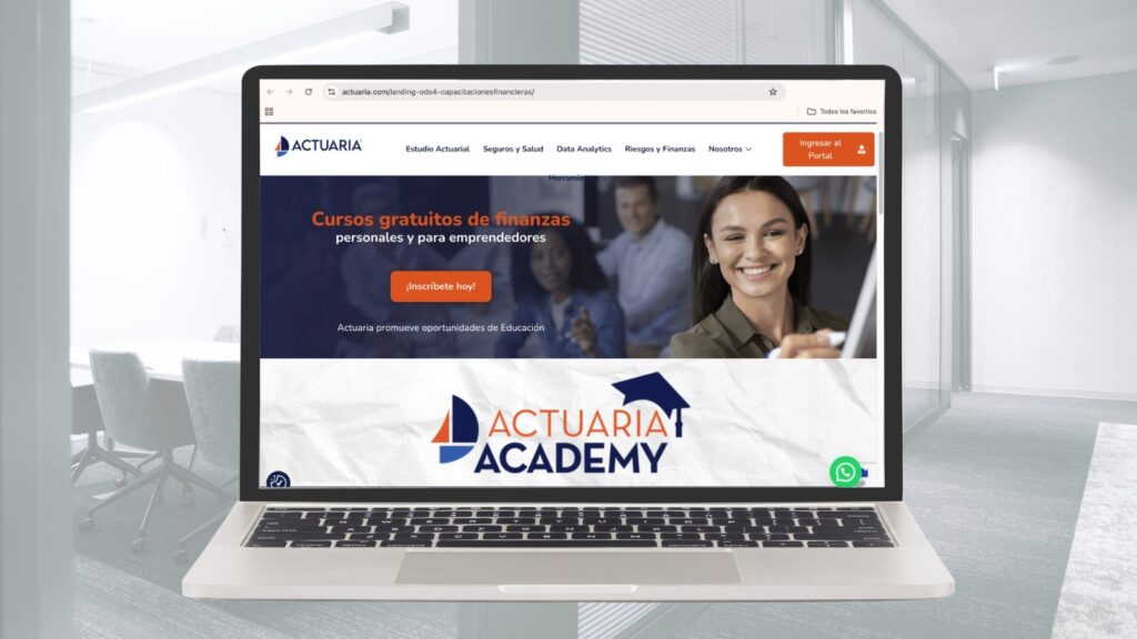 Actuaria Consultores lanza Actuaria Academy, un programa gratuito y virtual de educación financiera para emprendedores y ciudadanos, con el fin de mejorar hábitos de ahorro y planificación económica.